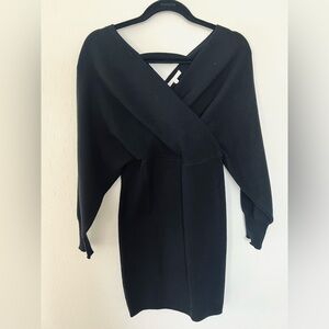 Gianni Bini Black Long Sleeve Dress